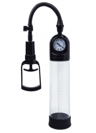 Чёрная вакуумная помпа A-toys с манометром и прозрачной колбой - A-toys - в Димитровграде купить с доставкой