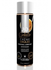 Лубрикант с ароматом крем-брюле JO GELATO CREME BRULEE - 120 мл. - System JO - купить с доставкой в Димитровграде