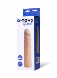 Реалистичная насадка с ярко выраженной головкой - 16,5 см. - A-toys - в Димитровграде купить с доставкой