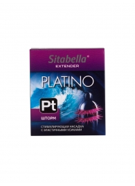 Стимулирующая насадка со спиралью из усиков Platino  Шторм - Sitabella - купить с доставкой в Димитровграде