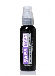 Возбуждающий гель-лубрикант на водной основе Sensual Arousal Lubricant - 59 мл. - Swiss navy - купить с доставкой в Димитровграде