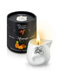 Массажная свеча с ароматом манго и ананаса Bougie de Massage Ananas Mangue - 80 мл. - Plaisir Secret - купить с доставкой в Димитровграде