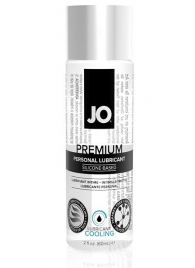 Охлаждающий лубрикант на силиконовой основе JO Personal Premium Lubricant Cooling - 60 мл. - System JO - купить с доставкой в Димитровграде