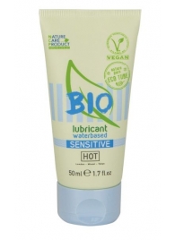 Органический лубрикант для чувствительной кожи Bio Sensitive - 50 мл. - HOT - купить с доставкой в Димитровграде