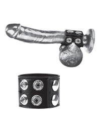 Ремень на член и мошонку 1.5  Cock Ring With Ball Strap - BlueLine - купить с доставкой в Димитровграде