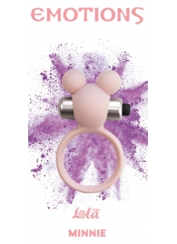 Розовое эрекционное виброколечко Emotions Minnie Light pink - Lola Games - в Димитровграде купить с доставкой