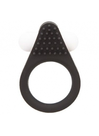 Чёрное эрекционное кольцо LIT-UP SILICONE STIMU RING 1 BLACK - Dream Toys - в Димитровграде купить с доставкой