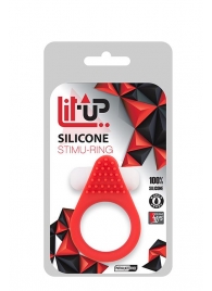 Красное эрекционное кольцо LIT-UP SILICONE STIMU RING 1 RED - Dream Toys - в Димитровграде купить с доставкой