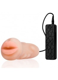 Мастурбатор-ротик с вибрацией REALSTUFF VIBRATING MASTURBATOR MOUTH - Dream Toys - в Димитровграде купить с доставкой