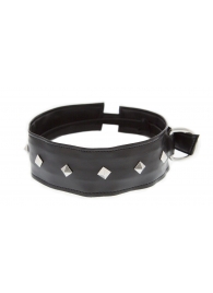 Полиуретановый ошейник с пуклями Collar with Studs - Blush Novelties - купить с доставкой в Димитровграде