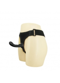 Страпон с изогнутой головкой Ultra Harness Curvy Dildo - 15,8 см. - Baile - купить с доставкой в Димитровграде