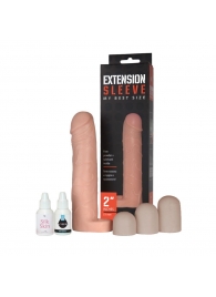 Насадка-удлинитель Extension sleeve с подхватом мошонки - 19 см. - Sitabella - в Димитровграде купить с доставкой