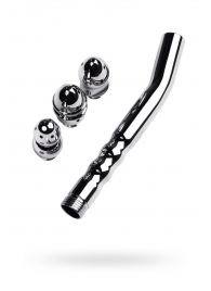 Металлический анальный душ с тремя насадками - ToyFa - купить с доставкой в Димитровграде