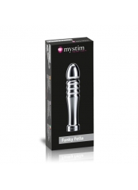Ребристый фаллоимитатор для электростимуляции Funky Fella Rill Dildo - 13 см. - MyStim - купить с доставкой в Димитровграде