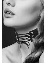 Оригинальный ошейник-чокер со шнуровкой - Bijoux Pour Toi - купить с доставкой в Димитровграде