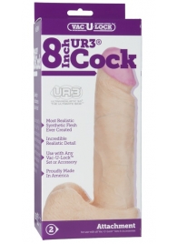 Ультрареалистичная насадка для трусиков Vac-U-Lock 8  ULTRASKYN Cock - 20,57 см. - Doc Johnson - купить с доставкой в Димитровграде