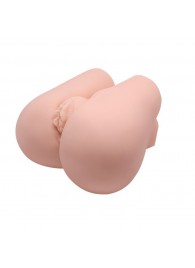 Реалистичный мастурбатор с вибрацией и двумя тоннелями - вагиной и анусом - Baile - в Димитровграде купить с доставкой