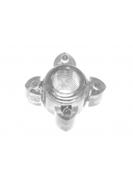 Прозрачное эрекционное кольцо Rings Screw - Lola Games - в Димитровграде купить с доставкой