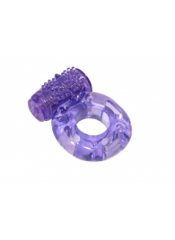 Фиолетовое эрекционное кольцо с вибрацией Rings Axle-pin - Lola Games - в Димитровграде купить с доставкой