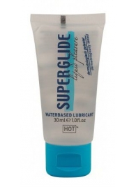 Гель-смазка на водной основе для чувствительной кожи Superglide - 30 мл. - HOT - купить с доставкой в Димитровграде