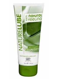 Смазка на водной основе с алоэ вера Nature Lube - 30 мл. - HOT - купить с доставкой в Димитровграде
