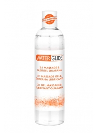 Гель-смазка 2-в-1 MASSAGE   LUBRICANT GUARANA - 300 мл. - Waterglide - купить с доставкой в Димитровграде