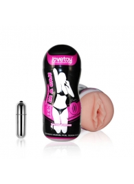 Мастурбатор-вагина Sex In A Can Vibra Vagina Tunnel - Lovetoy - в Димитровграде купить с доставкой