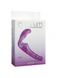 Безремневой фиолетовый страпон из силикона The Gal Pal - 17 см. - Doc Johnson - купить с доставкой в Димитровграде