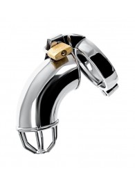 Серебристый мужской пояс верности TOYFA Metal - ToyFa - купить с доставкой в Димитровграде