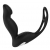 Черный вибромассажер простаты P-PLEASER W ERECTION ENHANCE - Dream Toys - в Димитровграде купить с доставкой