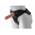 Черный пояс-трусики с двумя насадками Soft-Dolli - 16,5 и 10,5 см. - LOVETOY (А-Полимер) - купить с доставкой в Димитровграде