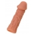 Телесная реалистичная насадка KOKOS Extreme Sleeve 05 с дополнительной стимуляцией - 12,7 см. - KOKOS - в Димитровграде купить с доставкой