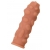 Телесная реалистичная насадка KOKOS Extreme Sleeve 11 с дополнительной стимуляцией - 12,7 см. - KOKOS - в Димитровграде купить с доставкой