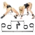 Комплект наручников и наножников с распорками Spread  em Bar and Cuff Set - Pipedream - купить с доставкой в Димитровграде