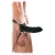 Чёрный полый страпон 7  Silicone Hollow Strap-On - 18 см. - Pipedream - купить с доставкой в Димитровграде