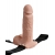 Телесный перезаряжаемый вибрострапон 7  Hollow Rechargeable Strap-on with Balls - 20,3 см. - Pipedream - купить с доставкой в Димитровграде