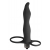 Черная вибронасадка для двойного проникновения Flirtini - 15,9 см. - Lola Games - купить с доставкой в Димитровграде