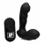 Черный стимулятор простаты Alpha-Pro 7X P-Milker Silicone Prostate Stimulator with Milking Bead - XR Brands - в Димитровграде купить с доставкой