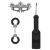 Черный игровой набор Introductory Bondage Kit №4 - Shots Media BV - купить с доставкой в Димитровграде