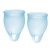 Набор голубых менструальных чаш Feel confident Menstrual Cup - Satisfyer - купить с доставкой в Димитровграде