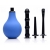 Анальный душ с 3 насадками Premium One-way Valve Anal Douche Set - XR Brands - купить с доставкой в Димитровграде
