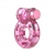 Розовое эрекционное виброкольцо Pink Bear - Baile - в Димитровграде купить с доставкой