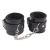 Черные оковы на ноги Obey Me Leather Ankle Cuffs - Chisa - купить с доставкой в Димитровграде