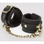 Черные наручники Bound to You Faux Leather Wrist Cuffs - Fifty Shades of Grey - купить с доставкой в Димитровграде