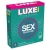 Ребристые презервативы LUXE Royal Sex Machine - 3 шт. - Luxe - купить с доставкой в Димитровграде