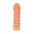 Телесная закрытая насадка с пупырышками Cock Sleeve Size M - 15,6 см. - KOKOS - в Димитровграде купить с доставкой