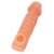Телесная закрытая насадка с шершавой головкой Cock Sleeve Size L - 17,6 см. - KOKOS - в Димитровграде купить с доставкой
