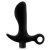 Черный анальный вибратор Silicone Vibrating Prostate Massager 01 - 10,8 см. - Blush Novelties - в Димитровграде купить с доставкой