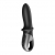 Черный анальный вибратор Hot Passion с функцией нагрева - Satisfyer - в Димитровграде купить с доставкой