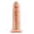 Телесный реалистичный фаллоимитатор с полостью Silicone Hollow Extension - 20 см. - Pipedream - купить с доставкой в Димитровграде